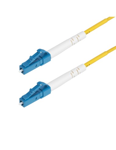 Cable de Fibra Óptica Simplex LC a LC (UPC) OS2 Monomodo de 2m - 9/125µm - 40G/100G - Resistente a Dobleces - Low Insertion Loss